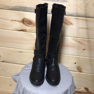 Women’s Rampage Black Riding Boots Size 10